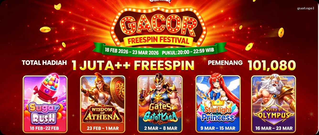 Login guatogel Sekarang Bonus Melimpah